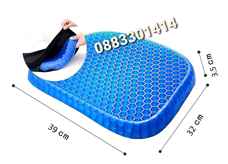 Ортопедична гел възглавница за стол, офис, автомобил