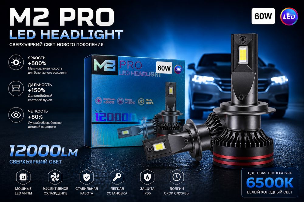 Led H7 . Led H4 . Avto led . Avtomobillar uchun chiroqlar . Ledlar