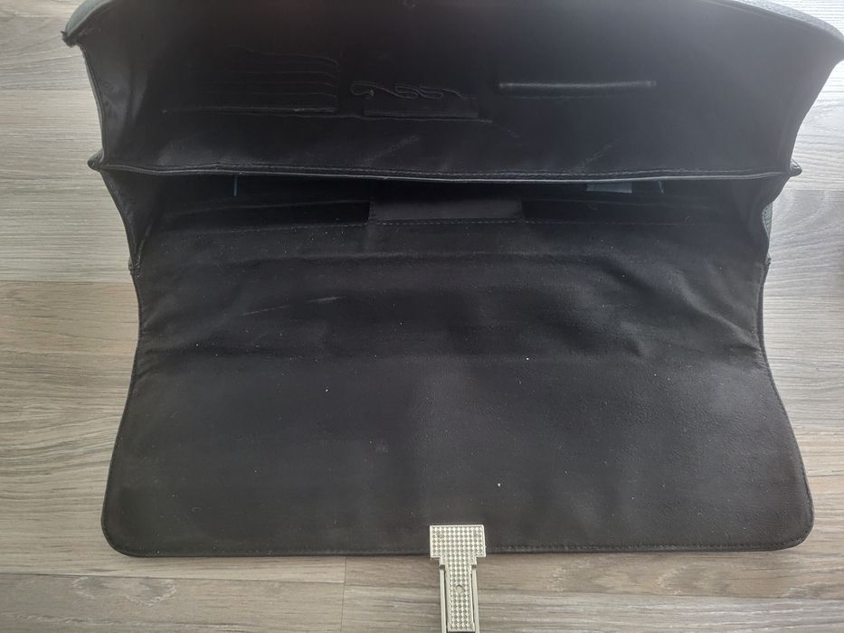 Geanta business servieta Piquadro din  piele