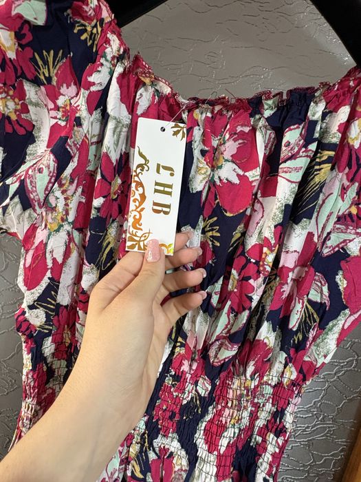 Rochie midi florala noua cu eticheta