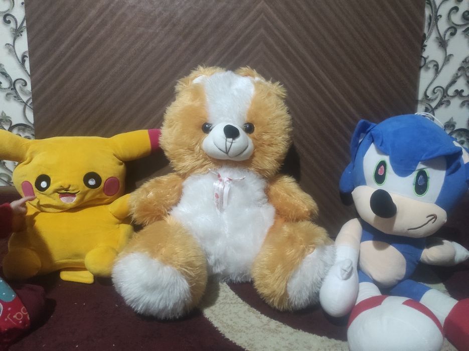 Мягкие игрушки. 3 шт.