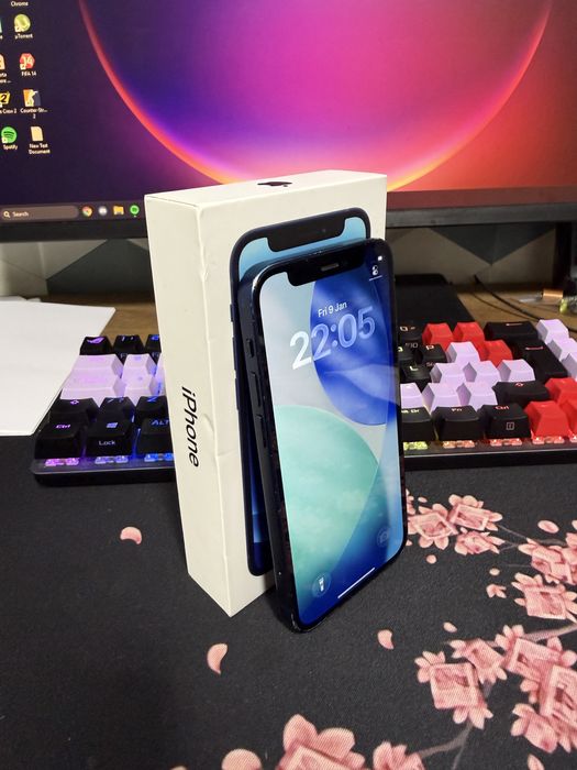 IPhone 12 mini, 100% baterie, 128gb,