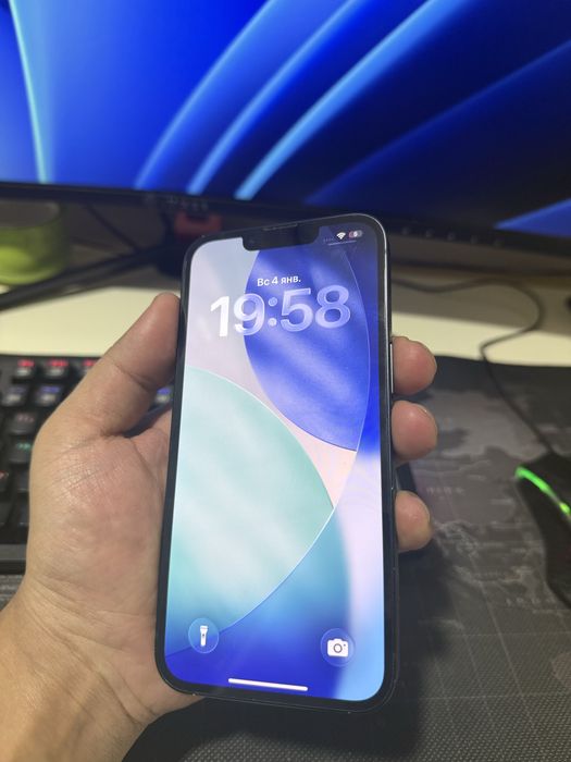 Iphone 13 128/86 emkost qora