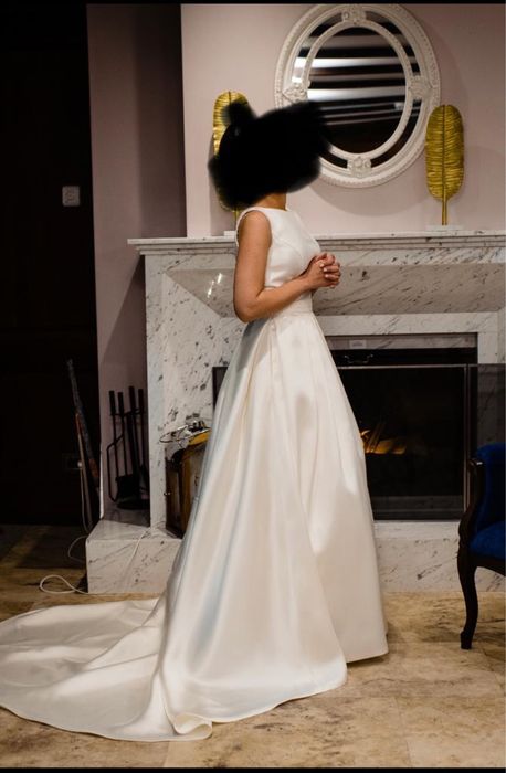 Vand rochie de mireasa Bliss Mikado Aire Barcelona