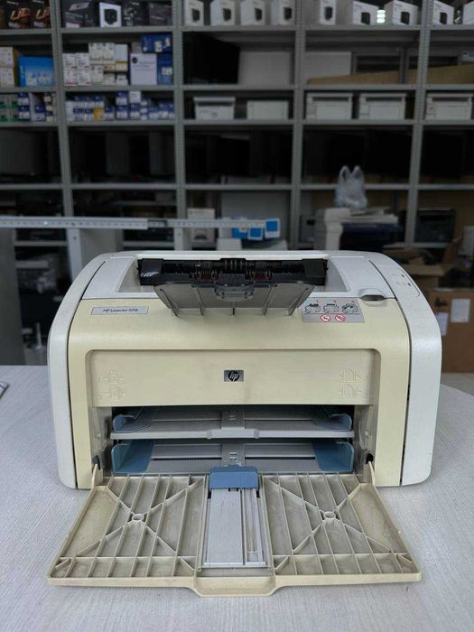 Принтер лазерный HP LaserJet 1018 А4, Ч/Б