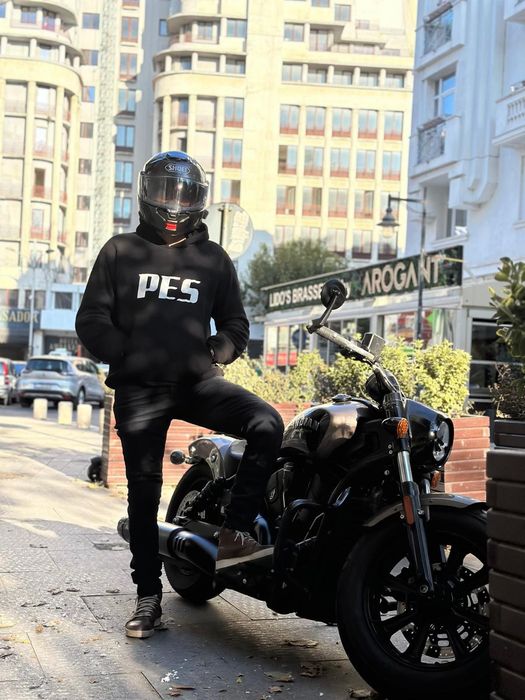 Hanorac Moto PES cu Protecții Nivel 2 și Interior Căptușit cu Kevlar