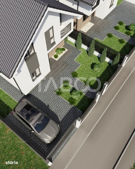 Casa tip duplex 5 camere 3 bai  curte libera 262 mp  Sura Mare Sibiu