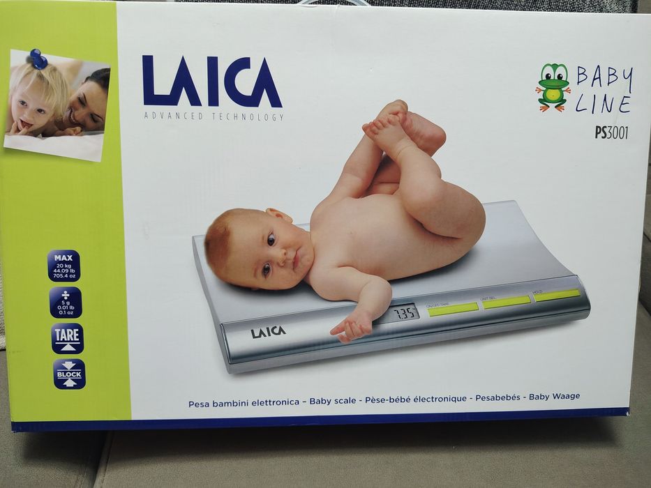Cântar electronic pentru bebeluși Laica Baby Line PS3001