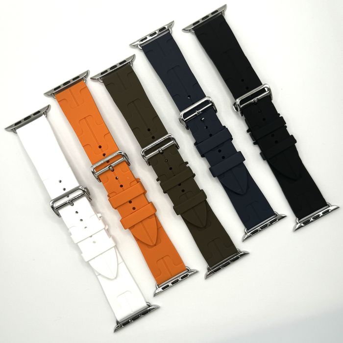 Hermès design каишка за Apple Watch ULTRA/SE/11/10/9/8/7/6/5/4/3