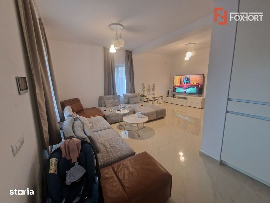 Duplex de vanzare cu 4 camere mobilat si utilat - Mosnita Veche