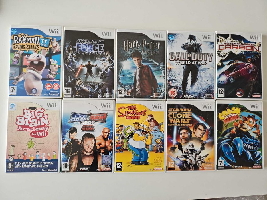 Игри за Nintendo Wii - Star Wars, NFS, Call of Duty, Simpsons, Crash