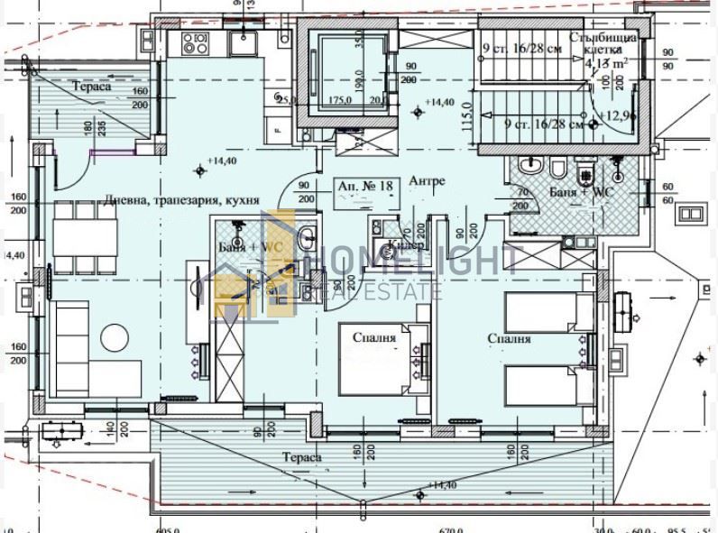 Продава се Тристаен апартамент в София, Малинова долина - 147 кв.м за 1862 €/кв.м - Снимка #3