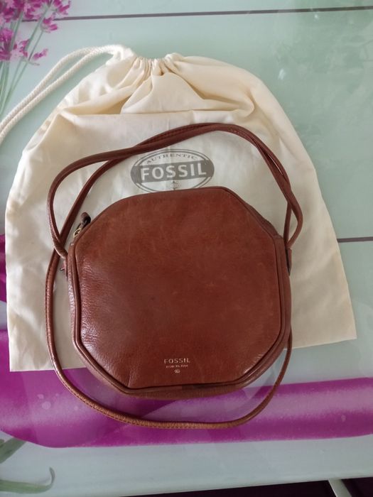 Geanta Fossil piele maron