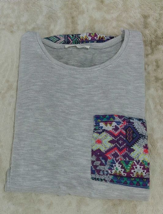 Дамска сива блуза