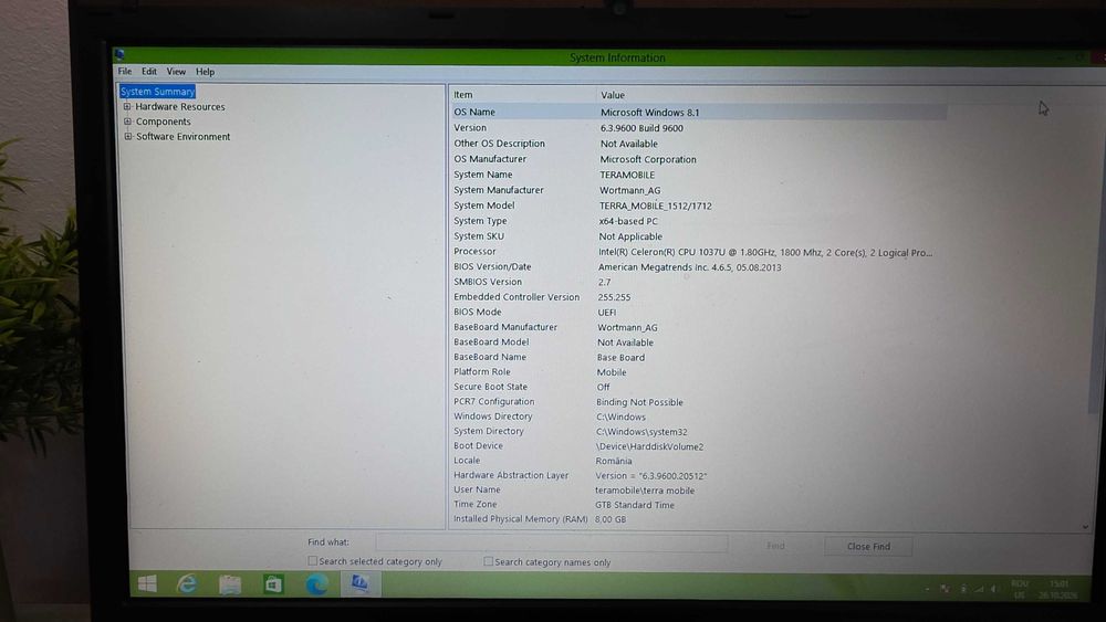 Laptop Terra Mobile 1512