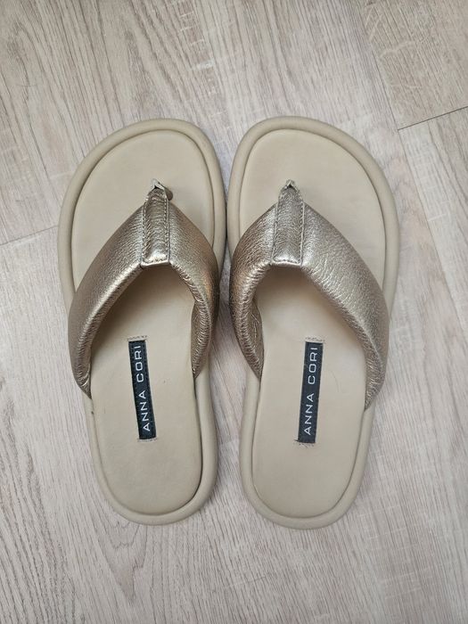 Papuci ANNA CORI, piele, marime 36