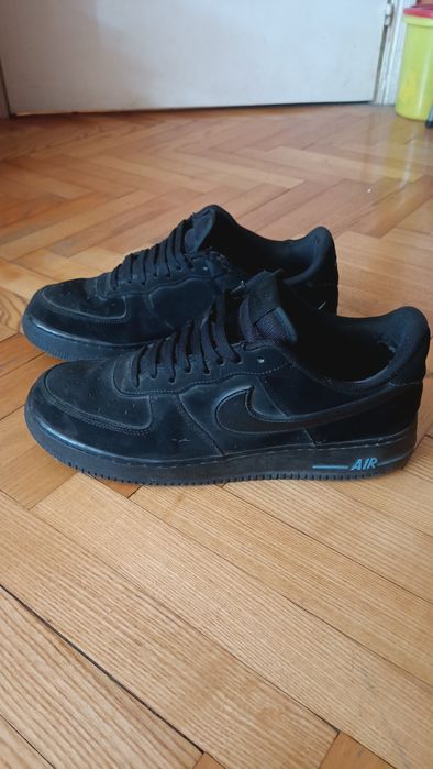 Nike Air Force 1 Low Black Rubber Swoosh – 45.5