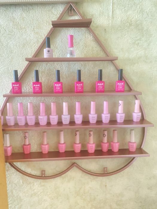 Розовый набор для маникюра