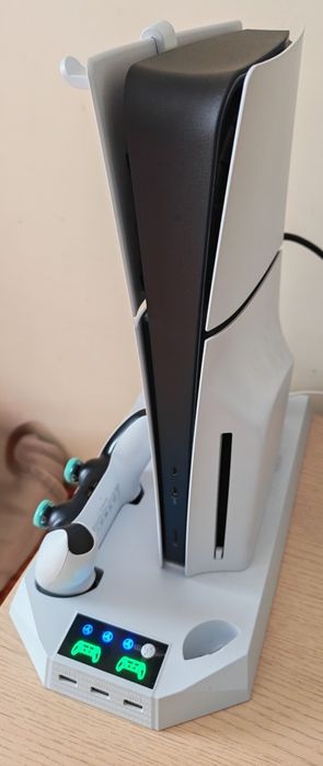 Consolă PlayStation 5 1 TB Slim Disc Edition + Stand multifuncțional + Controller