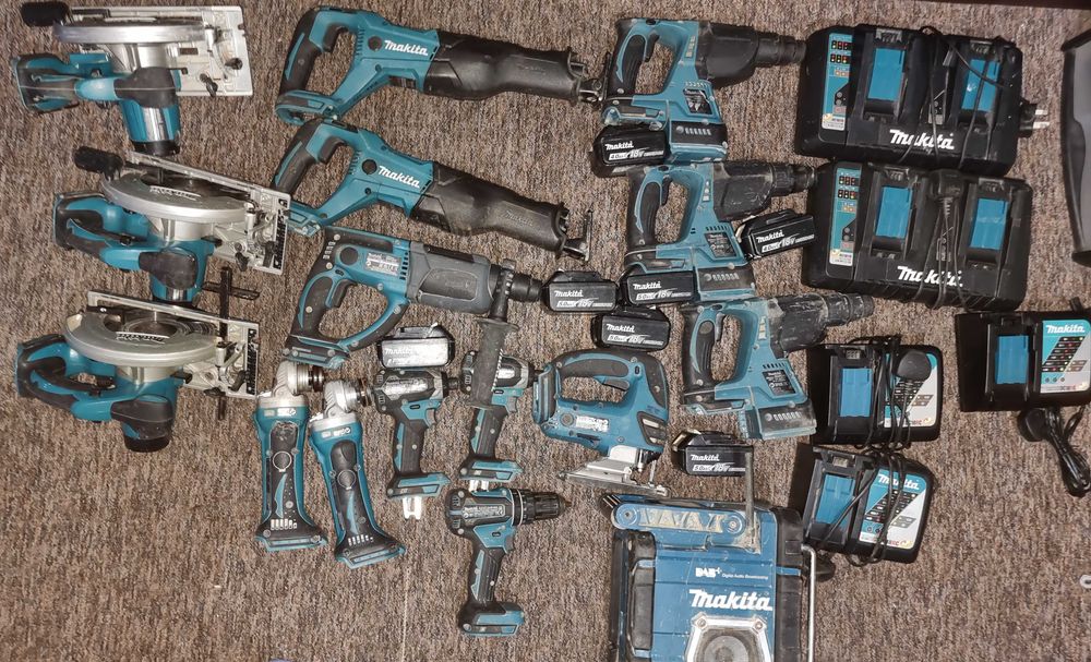 Makita, импакт, перфоратор, циркуляр , инструменти машини