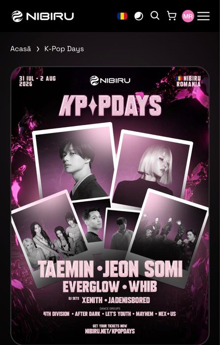 Bilet NIBIRU K-Pop Days - General Access
