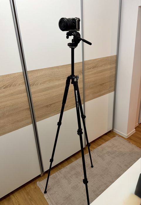 Trepied profesional Manfrotto - 290 Xtra | 128RC Fluid Head - Aluminiu