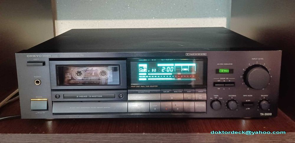 deck Onkyo Integra TA-2600 cu 3 capete