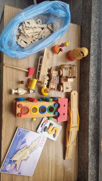 Дървени играчки лот