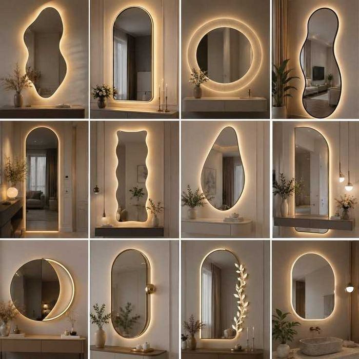 Oglinzi LED la Comanda – Dimensiuni si Forme Personalizate