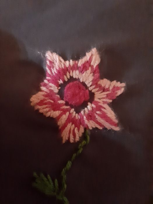 Rochie brodata manual, stil Mathilde