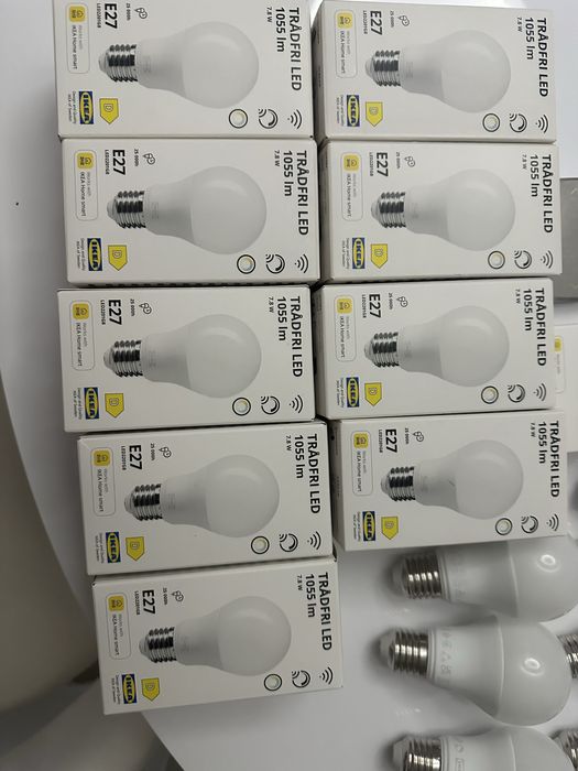 Смарт крушки Ikea tradfri led и дистанционно Skyrbar