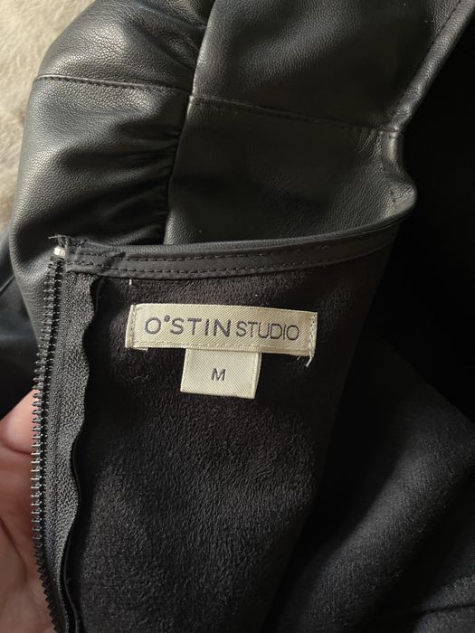 Продам новое кожаное платье