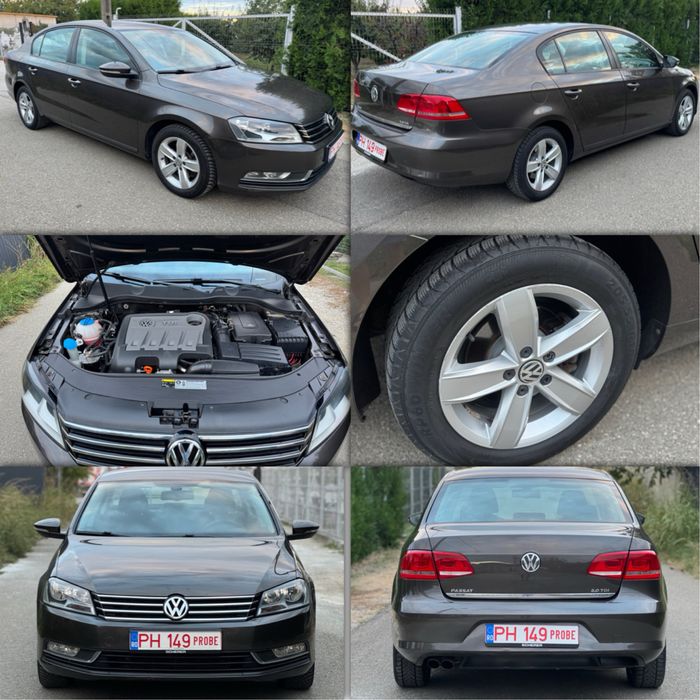VW PASSAT B7 Berlina 2.0 TDI / 140 Cp / 2013 / Moka Brawn