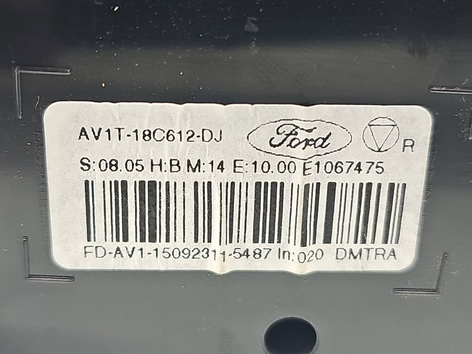 Panou comanda clima Ford B-Max [Fabr 2012-prezent] AV1T-18C612-DJ