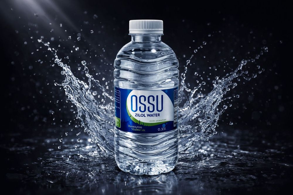 Ichimlik suvi Ramazonda iftorlik uchun ajoyib tanlov OSSU Zilol Water