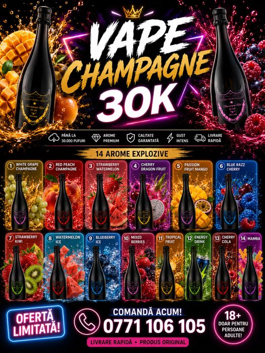Vape champagne 30k
