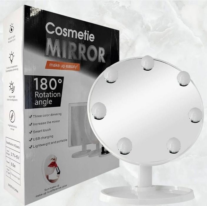 Зеркало гримерное с подсветкой