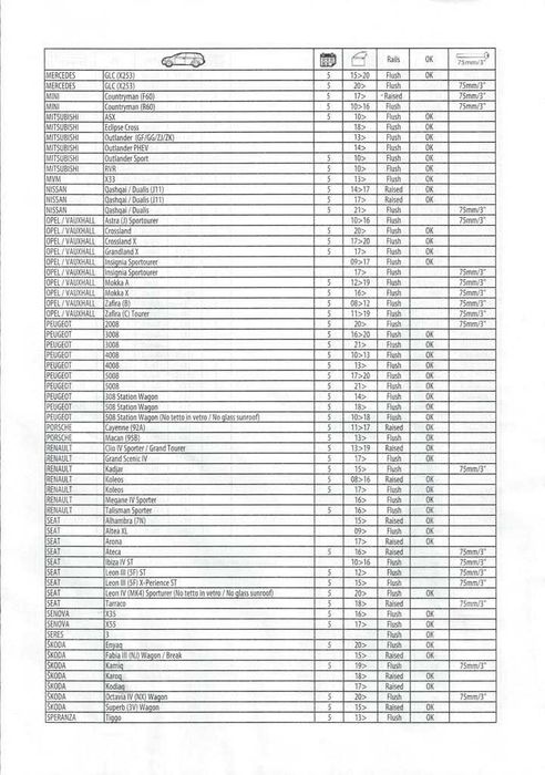 Греди за автомобил с просвет и без MENABO Tiger XL Silver 1315мм