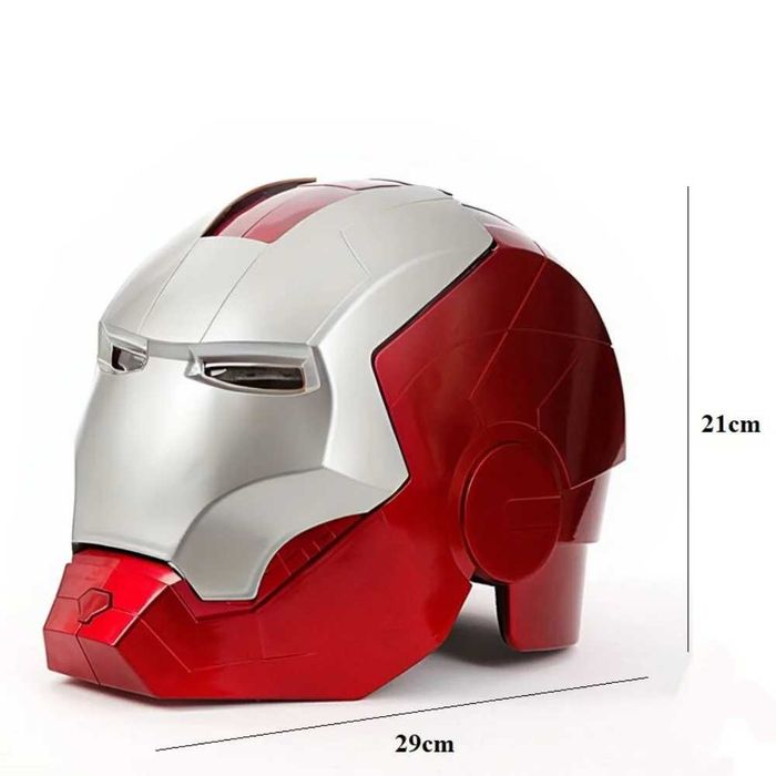Marvel Маска Електронен шлем Iron Man светещи очи Железния човек