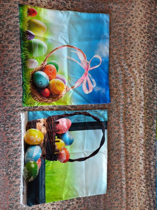 Великденски калъфки за възглавнички 45х45