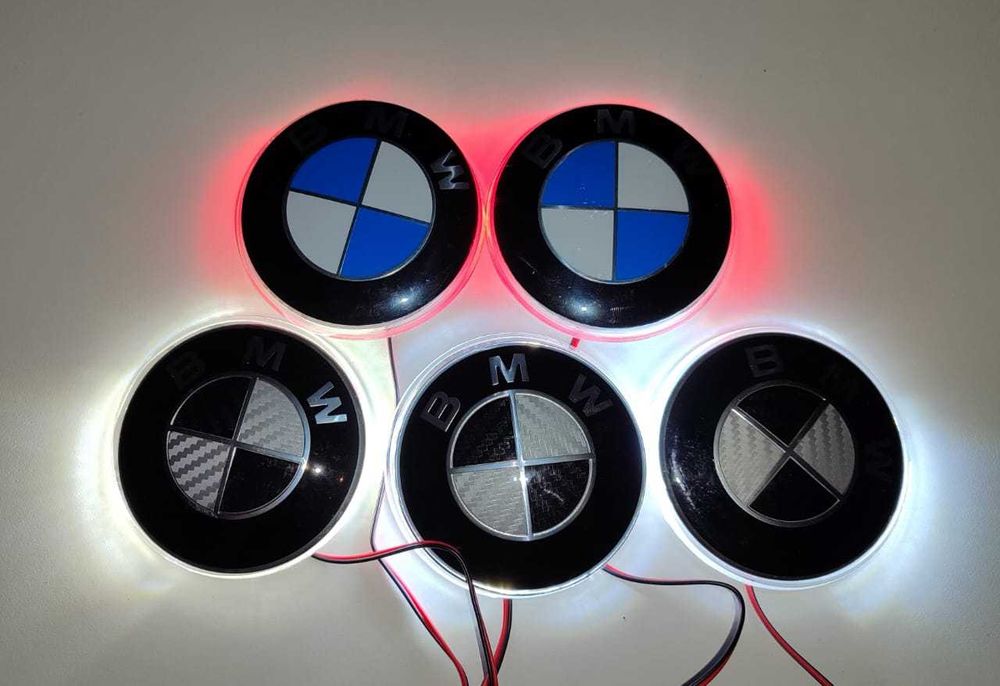 Значки BMW с подсветкой и без Е36 Е34 Е38 Е39 Е46