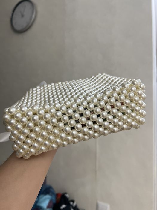 Сумка из бус клатч