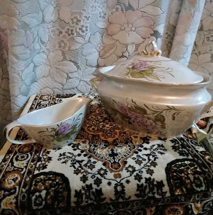Сервиз.      Блюда. Супница. Соусница