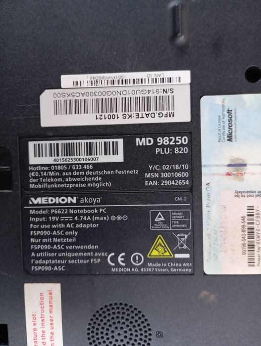 Laptop Medion Akoya i3