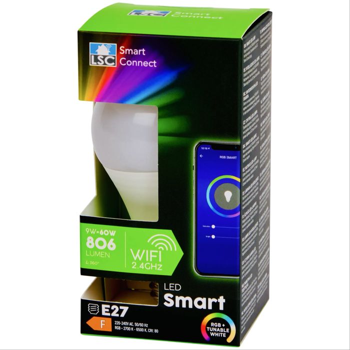 Lampă LED multicoloră inteligentă LSC Smart Connect  - 20 buc