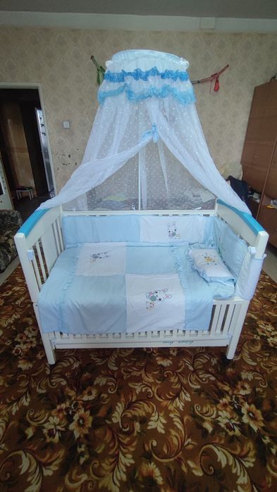 Продаю Детскую  КРОВАТКУ+Люлька НОВАЯ