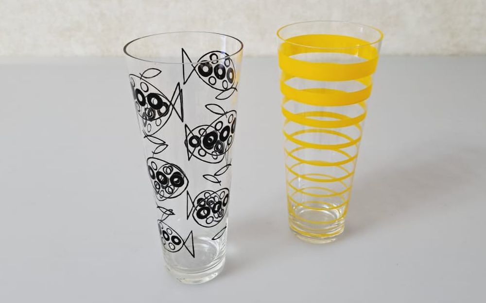 Винтажный набор, стаканы