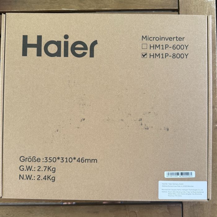 Set 2 panouri fotovoltaice JA Solar + microinverter Haier 800w