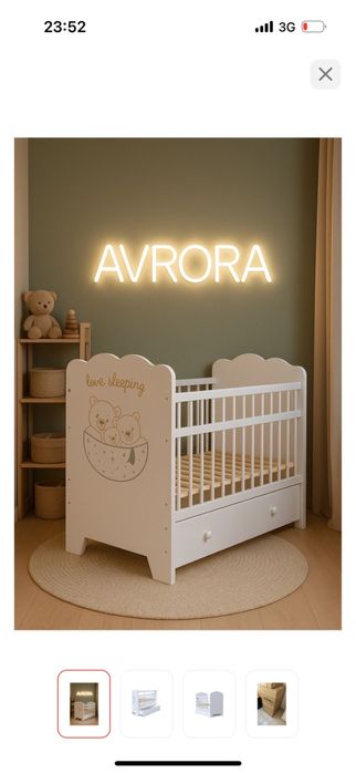 Детская кроватка AVRORA 3 Bears