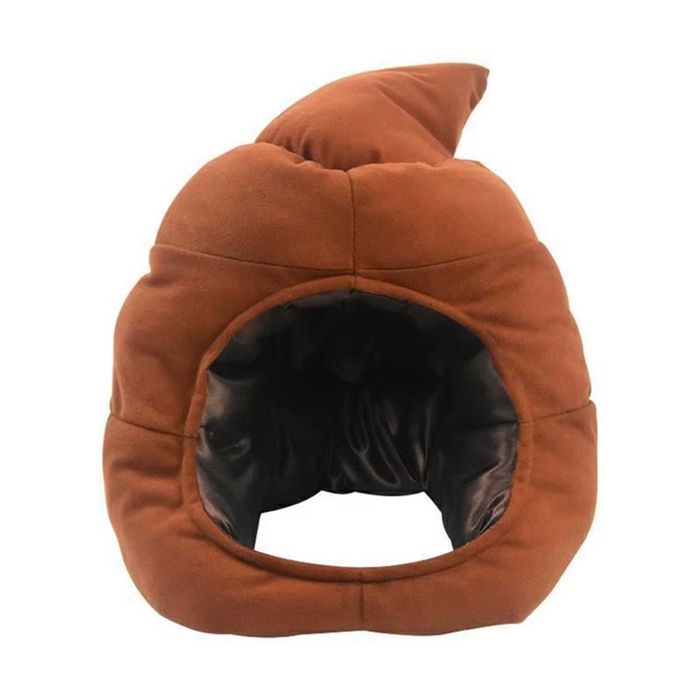 Caciula Model Poop, 38x30cm,Design Amuzant,Ideala pentru Poze, Cadou